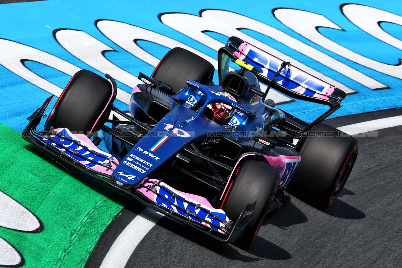 GP OLANDA, Pierre Gasly (FRA) Alpine F1 Team A523.

25.08.2023. Formula 1 World Championship, Rd 14, Dutch Grand Prix, Zandvoort, Netherlands, Practice Day.

 - www.xpbimages.com, EMail: requests@xpbimages.com © Copyright: Coates / XPB Images