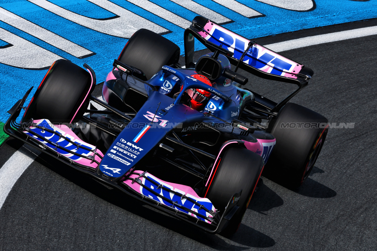 GP OLANDA, Esteban Ocon (FRA) Alpine F1 Team A523.

25.08.2023. Formula 1 World Championship, Rd 14, Dutch Grand Prix, Zandvoort, Netherlands, Practice Day.

 - www.xpbimages.com, EMail: requests@xpbimages.com © Copyright: Coates / XPB Images