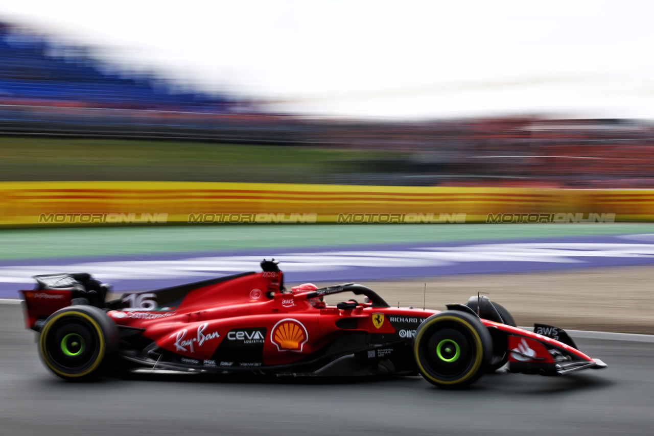 GP OLANDA, Charles Leclerc (MON) Ferrari SF-23.

25.08.2023. Formula 1 World Championship, Rd 14, Dutch Grand Prix, Zandvoort, Netherlands, Practice Day.

 - www.xpbimages.com, EMail: requests@xpbimages.com © Copyright: Coates / XPB Images