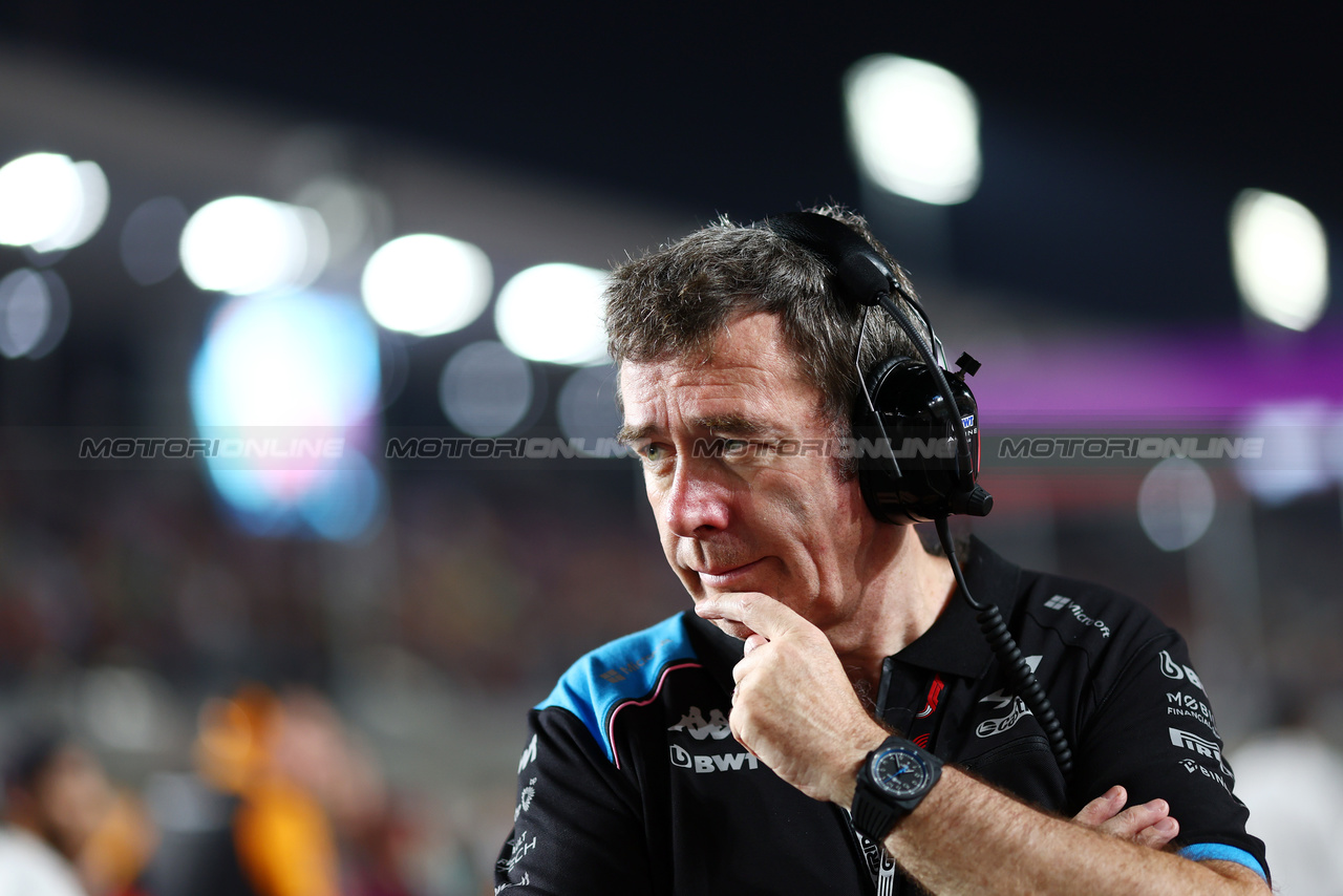 GP QATAR, Bruno Famin (FRA) Alpine Motorsports Vice President on the grid.

08.10.2023. Formula 1 World Championship, Rd 18, Qatar Grand Prix, Doha, Qatar, Gara Day.

- www.xpbimages.com, EMail: requests@xpbimages.com © Copyright: Charniaux / XPB Images