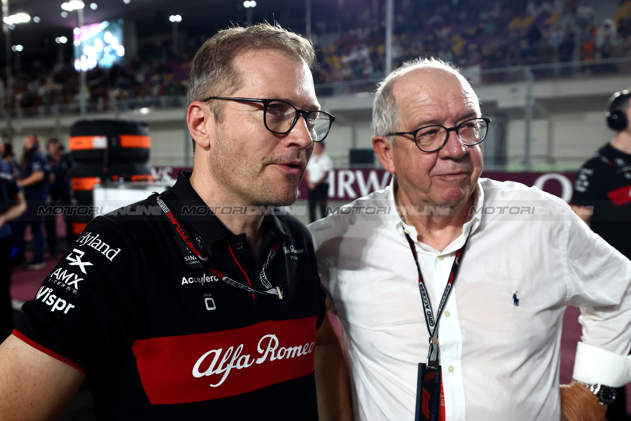 GP QATAR, Andreas Seidl (GER) Sauber Group Chief Executive Officer on the grid.

08.10.2023. Formula 1 World Championship, Rd 18, Qatar Grand Prix, Doha, Qatar, Gara Day.

 - www.xpbimages.com, EMail: requests@xpbimages.com © Copyright: Coates / XPB Images