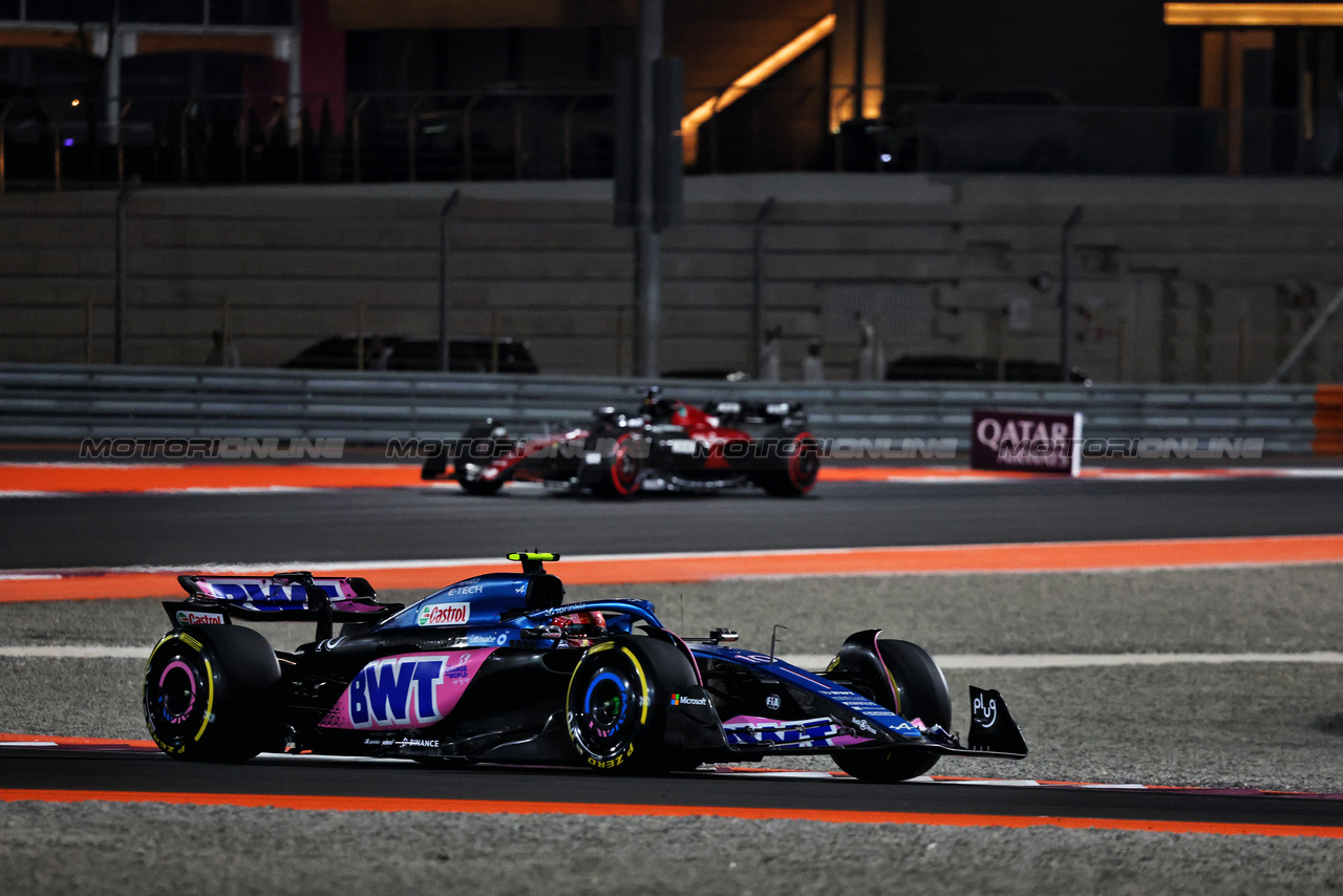 GP QATAR, Pierre Gasly (FRA) Alpine F1 Team A523.

08.10.2023. Formula 1 World Championship, Rd 18, Qatar Grand Prix, Doha, Qatar, Gara Day.

- www.xpbimages.com, EMail: requests@xpbimages.com © Copyright: Charniaux / XPB Images