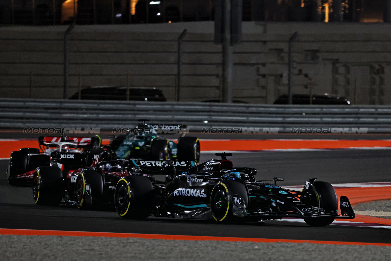 GP QATAR, George Russell (GBR) Mercedes AMG F1 W14.

08.10.2023. Formula 1 World Championship, Rd 18, Qatar Grand Prix, Doha, Qatar, Gara Day.

- www.xpbimages.com, EMail: requests@xpbimages.com © Copyright: Charniaux / XPB Images