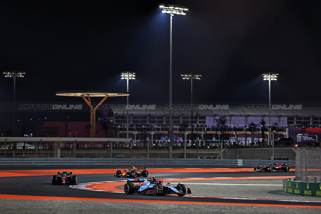 GP QATAR, Logan Sargeant (USA) Williams Racing FW45.

08.10.2023. Formula 1 World Championship, Rd 18, Qatar Grand Prix, Doha, Qatar, Gara Day.

- www.xpbimages.com, EMail: requests@xpbimages.com © Copyright: Charniaux / XPB Images