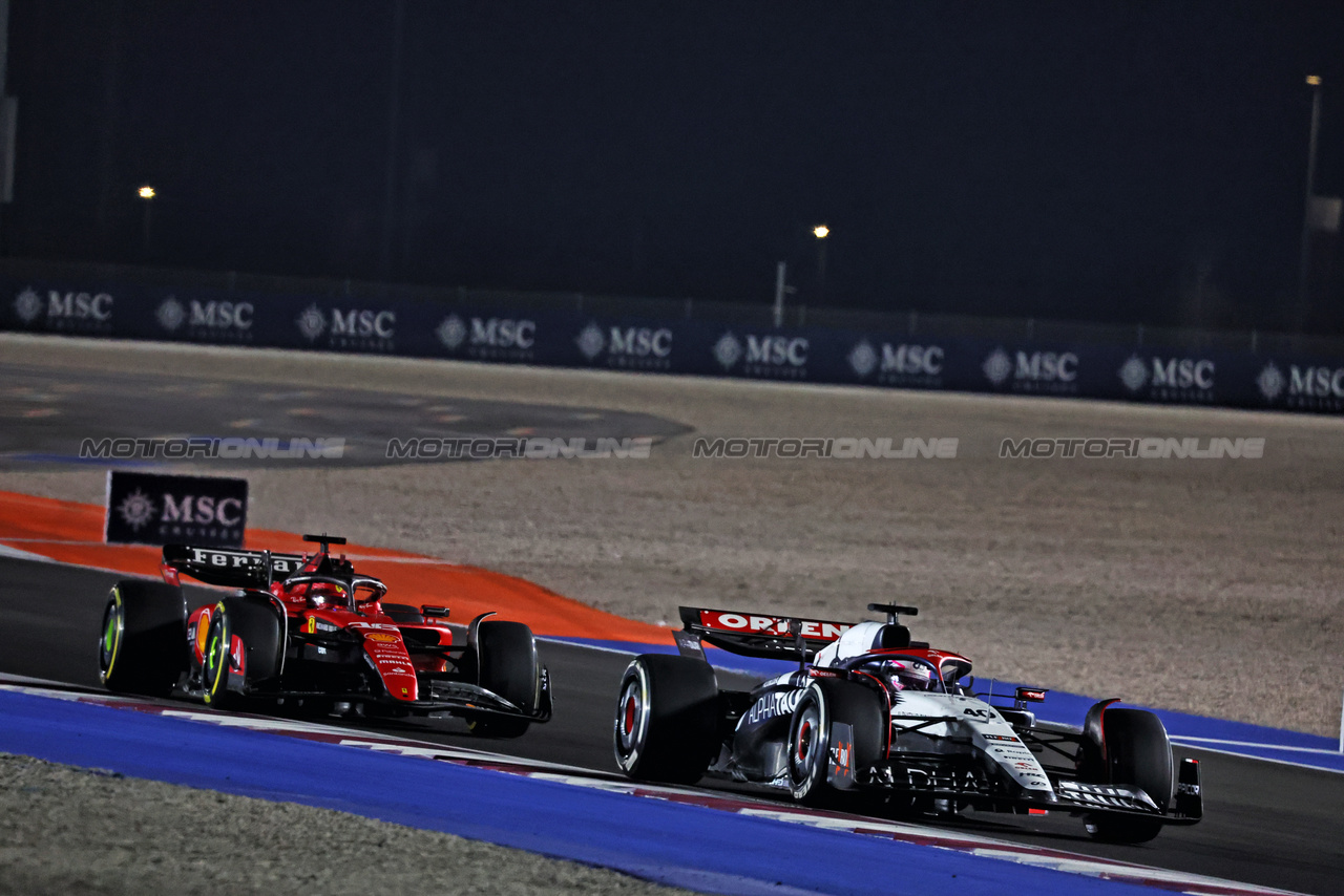 GP QATAR, Liam Lawson (NZL) AlphaTauri AT04.



08.10.2023. Formula 1 World Championship, Rd 18, Qatar Grand Prix, Doha, Qatar, Gara Day.

- www.xpbimages.com, EMail: requests@xpbimages.com © Copyright: Charniaux / XPB Images