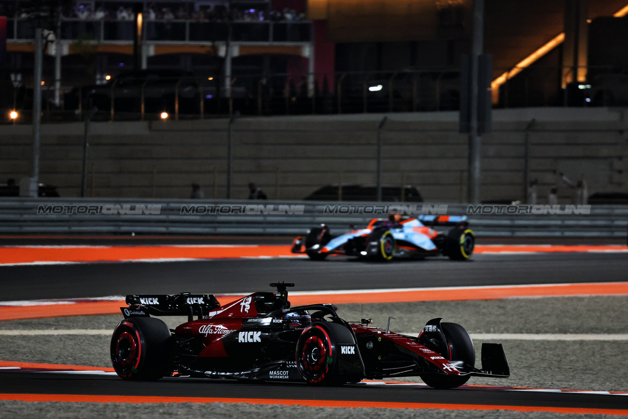 GP QATAR, Valtteri Bottas (FIN) Alfa Romeo F1 Team C43.

08.10.2023. Formula 1 World Championship, Rd 18, Qatar Grand Prix, Doha, Qatar, Gara Day.

- www.xpbimages.com, EMail: requests@xpbimages.com © Copyright: Charniaux / XPB Images