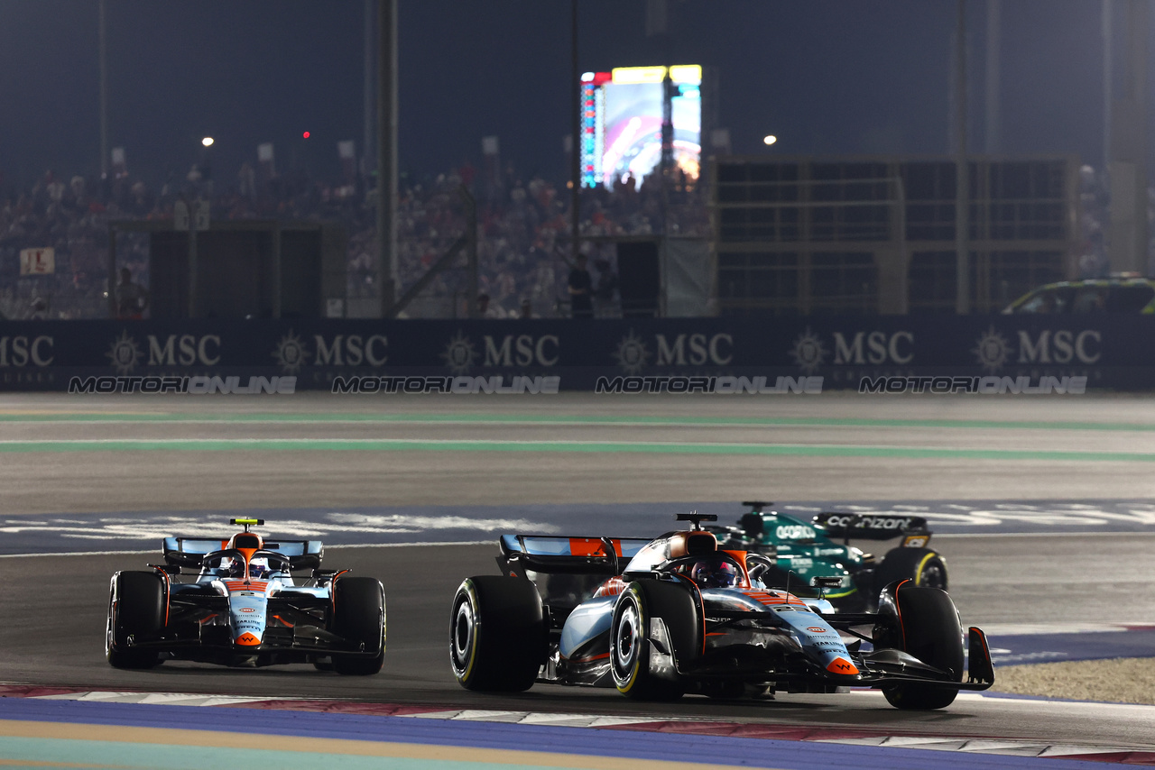 GP QATAR, Alexander Albon (THA) Williams Racing FW45.

08.10.2023. Formula 1 World Championship, Rd 18, Qatar Grand Prix, Doha, Qatar, Gara Day.

- www.xpbimages.com, EMail: requests@xpbimages.com © Copyright: Batchelor / XPB Images