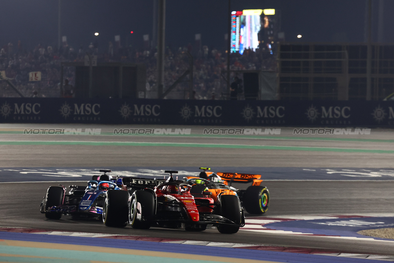 GP QATAR, Charles Leclerc (MON) Ferrari SF-23.

08.10.2023. Formula 1 World Championship, Rd 18, Qatar Grand Prix, Doha, Qatar, Gara Day.

- www.xpbimages.com, EMail: requests@xpbimages.com © Copyright: Batchelor / XPB Images