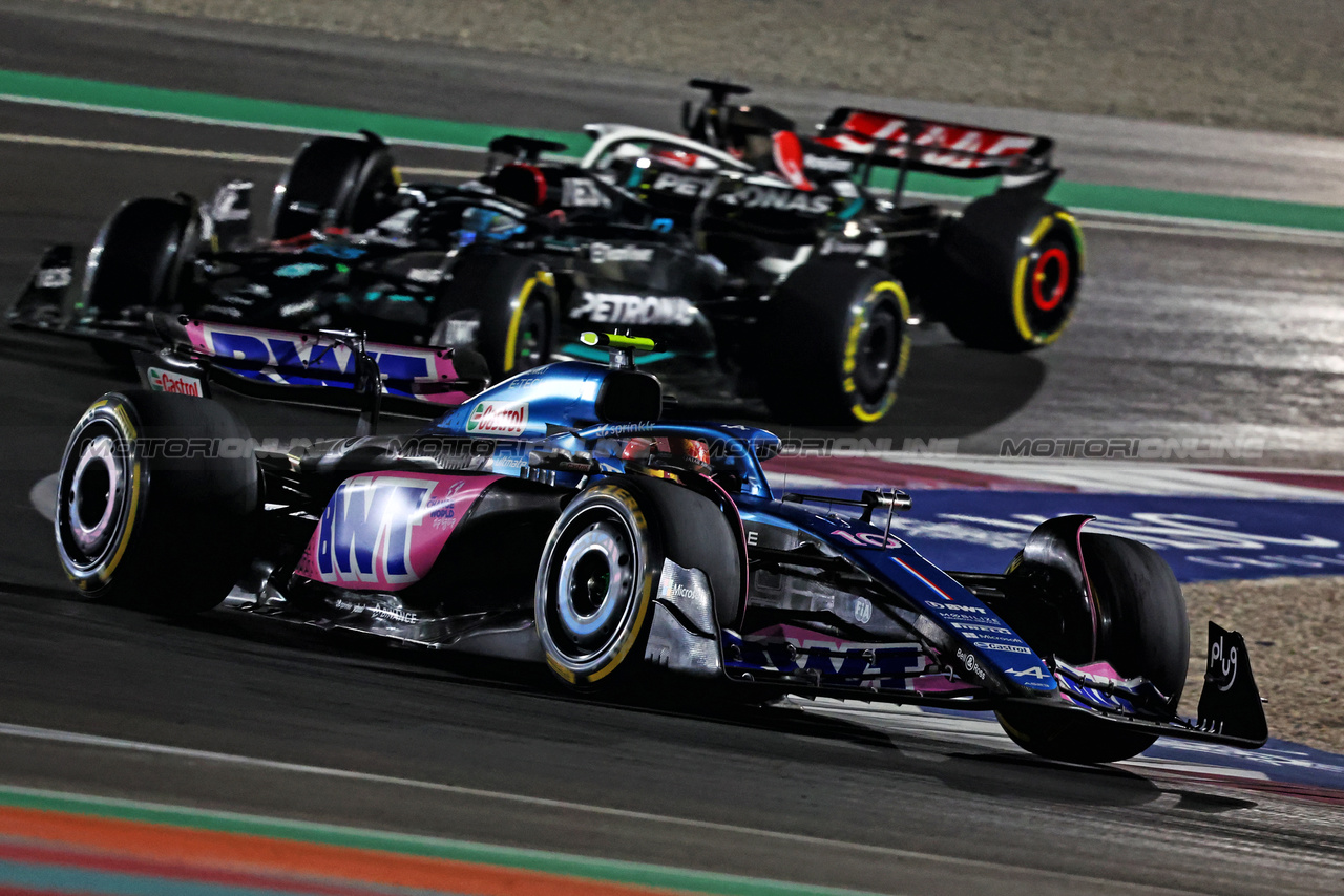 GP QATAR, Pierre Gasly (FRA) Alpine F1 Team A523.

08.10.2023. Formula 1 World Championship, Rd 18, Qatar Grand Prix, Doha, Qatar, Gara Day.

- www.xpbimages.com, EMail: requests@xpbimages.com © Copyright: Charniaux / XPB Images