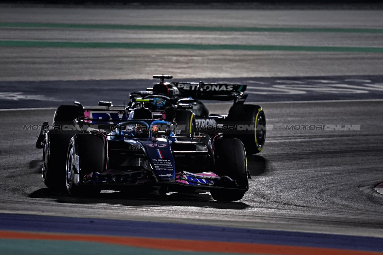 GP QATAR, Pierre Gasly (FRA) Alpine F1 Team A523.

08.10.2023. Formula 1 World Championship, Rd 18, Qatar Grand Prix, Doha, Qatar, Gara Day.

- www.xpbimages.com, EMail: requests@xpbimages.com © Copyright: Charniaux / XPB Images