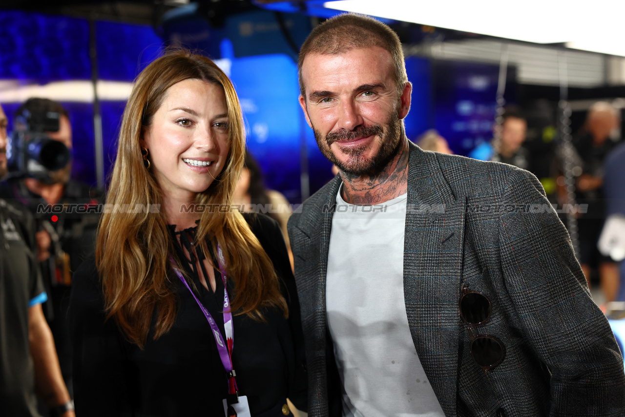 GP QATAR, David Beckham (GBR) Former Football Player with Alpine F1 Team.

08.10.2023. Formula 1 World Championship, Rd 18, Qatar Grand Prix, Doha, Qatar, Gara Day.

- www.xpbimages.com, EMail: requests@xpbimages.com © Copyright: Charniaux / XPB Images