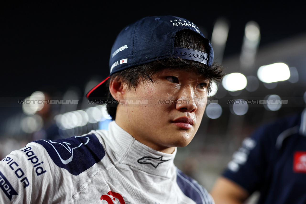 GP QATAR, Yuki Tsunoda (JPN) AlphaTauri on the grid.

08.10.2023. Formula 1 World Championship, Rd 18, Qatar Grand Prix, Doha, Qatar, Gara Day.

- www.xpbimages.com, EMail: requests@xpbimages.com © Copyright: Moy / XPB Images