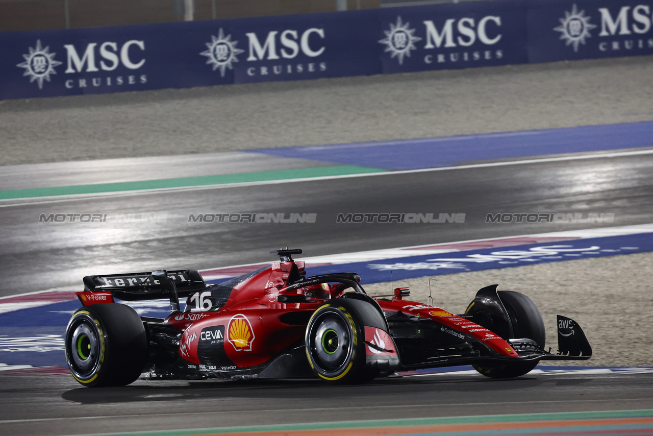 GP QATAR, Charles Leclerc (MON) Ferrari SF-23.

08.10.2023. Formula 1 World Championship, Rd 18, Qatar Grand Prix, Doha, Qatar, Gara Day.

- www.xpbimages.com, EMail: requests@xpbimages.com © Copyright: Batchelor / XPB Images