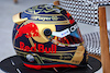 GP QATAR, The helmet of World Champion Max Verstappen (NLD) Red Bull Racing.
08.10.2023. Formula 1 World Championship, Rd 18, Qatar Grand Prix, Doha, Qatar, Gara Day.
- www.xpbimages.com, EMail: requests@xpbimages.com © Copyright: Batchelor / XPB Images