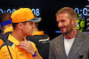 GP QATAR, (L to R): Lando Norris (GBR) McLaren with David Beckham (GBR) Former Football Player.
08.10.2023. Formula 1 World Championship, Rd 18, Qatar Grand Prix, Doha, Qatar, Gara Day.
 - www.xpbimages.com, EMail: requests@xpbimages.com © Copyright: Coates / XPB Images