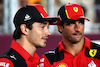 GP QATAR, Charles Leclerc (MON) Ferrari e Carlos Sainz Jr (ESP) Ferrari on the drivers' parade.
08.10.2023. Formula 1 World Championship, Rd 18, Qatar Grand Prix, Doha, Qatar, Gara Day.
 - www.xpbimages.com, EMail: requests@xpbimages.com © Copyright: Coates / XPB Images