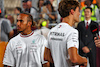 GP QATAR, (L to R): Lewis Hamilton (GBR) Mercedes AMG F1 e George Russell (GBR) Mercedes AMG F1 on the drivers' parade.
08.10.2023. Formula 1 World Championship, Rd 18, Qatar Grand Prix, Doha, Qatar, Gara Day.
 - www.xpbimages.com, EMail: requests@xpbimages.com © Copyright: Coates / XPB Images