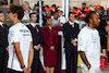 GP QATAR, (L to R): George Russell (GBR) Mercedes AMG F1 e Lewis Hamilton (GBR) Mercedes AMG F1 on the drivers' parade.
08.10.2023. Formula 1 World Championship, Rd 18, Qatar Grand Prix, Doha, Qatar, Gara Day.
 - www.xpbimages.com, EMail: requests@xpbimages.com © Copyright: Coates / XPB Images