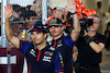 GP QATAR, Max Verstappen (NLD) Red Bull Racing e Sergio Perez (MEX) Red Bull Racing on the drivers' parade.
08.10.2023. Formula 1 World Championship, Rd 18, Qatar Grand Prix, Doha, Qatar, Gara Day.
 - www.xpbimages.com, EMail: requests@xpbimages.com © Copyright: Coates / XPB Images