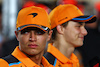 GP QATAR, Lando Norris (GBR) McLaren e Oscar Piastri (AUS) McLaren on the drivers' parade.
08.10.2023. Formula 1 World Championship, Rd 18, Qatar Grand Prix, Doha, Qatar, Gara Day.
 - www.xpbimages.com, EMail: requests@xpbimages.com © Copyright: Coates / XPB Images