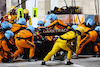 GP QATAR, Oscar Piastri (AUS) McLaren MCL60 makes a pit stop.
08.10.2023. Formula 1 World Championship, Rd 18, Qatar Grand Prix, Doha, Qatar, Gara Day.
- www.xpbimages.com, EMail: requests@xpbimages.com © Copyright: Batchelor / XPB Images