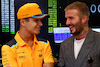 GP QATAR, (L to R): Lando Norris (GBR) McLaren with David Beckham (GBR) Former Football Player.
08.10.2023. Formula 1 World Championship, Rd 18, Qatar Grand Prix, Doha, Qatar, Gara Day.
 - www.xpbimages.com, EMail: requests@xpbimages.com © Copyright: Coates / XPB Images