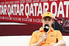 GP QATAR, Oscar Piastri (AUS) McLaren, in the post race FIA Press Conference.
08.10.2023. Formula 1 World Championship, Rd 18, Qatar Grand Prix, Doha, Qatar, Gara Day.
- www.xpbimages.com, EMail: requests@xpbimages.com © Copyright: XPB Images