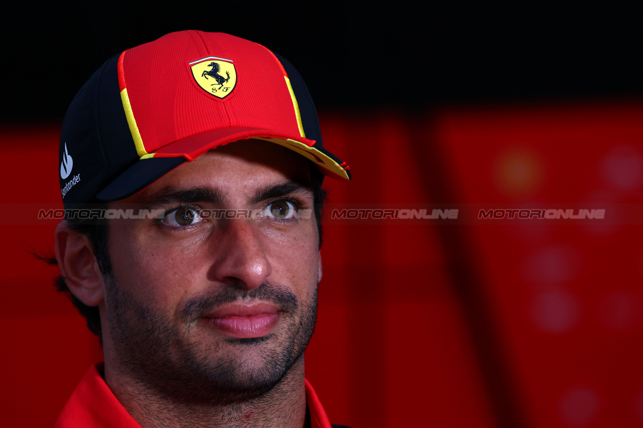 GP QATAR, Carlos Sainz Jr (ESP) Ferrari.

05.10.2023. Formula 1 World Championship, Rd 18, Qatar Grand Prix, Doha, Qatar, Preparation Day.

 - www.xpbimages.com, EMail: requests@xpbimages.com © Copyright: Coates / XPB Images