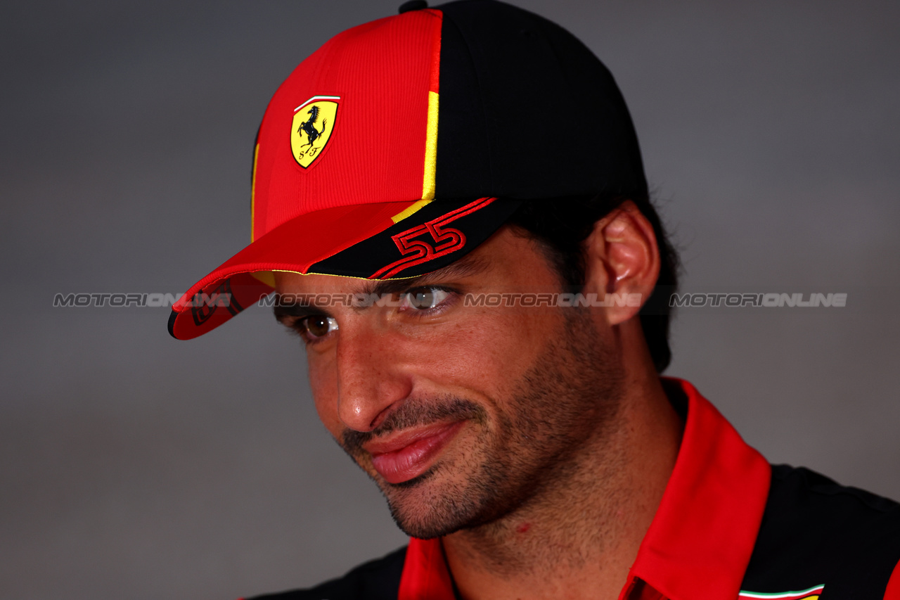 GP QATAR, Carlos Sainz Jr (ESP) Ferrari.

05.10.2023. Formula 1 World Championship, Rd 18, Qatar Grand Prix, Doha, Qatar, Preparation Day.

 - www.xpbimages.com, EMail: requests@xpbimages.com © Copyright: Coates / XPB Images