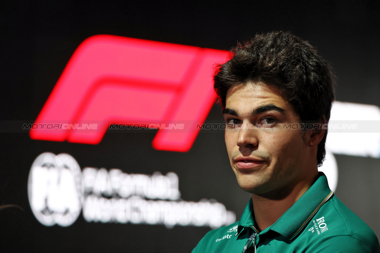 GP QATAR, Lance Stroll (CDN) Aston Martin F1 Team.

05.10.2023. Formula 1 World Championship, Rd 18, Qatar Grand Prix, Doha, Qatar, Preparation Day.

- www.xpbimages.com, EMail: requests@xpbimages.com © Copyright: Moy / XPB Images