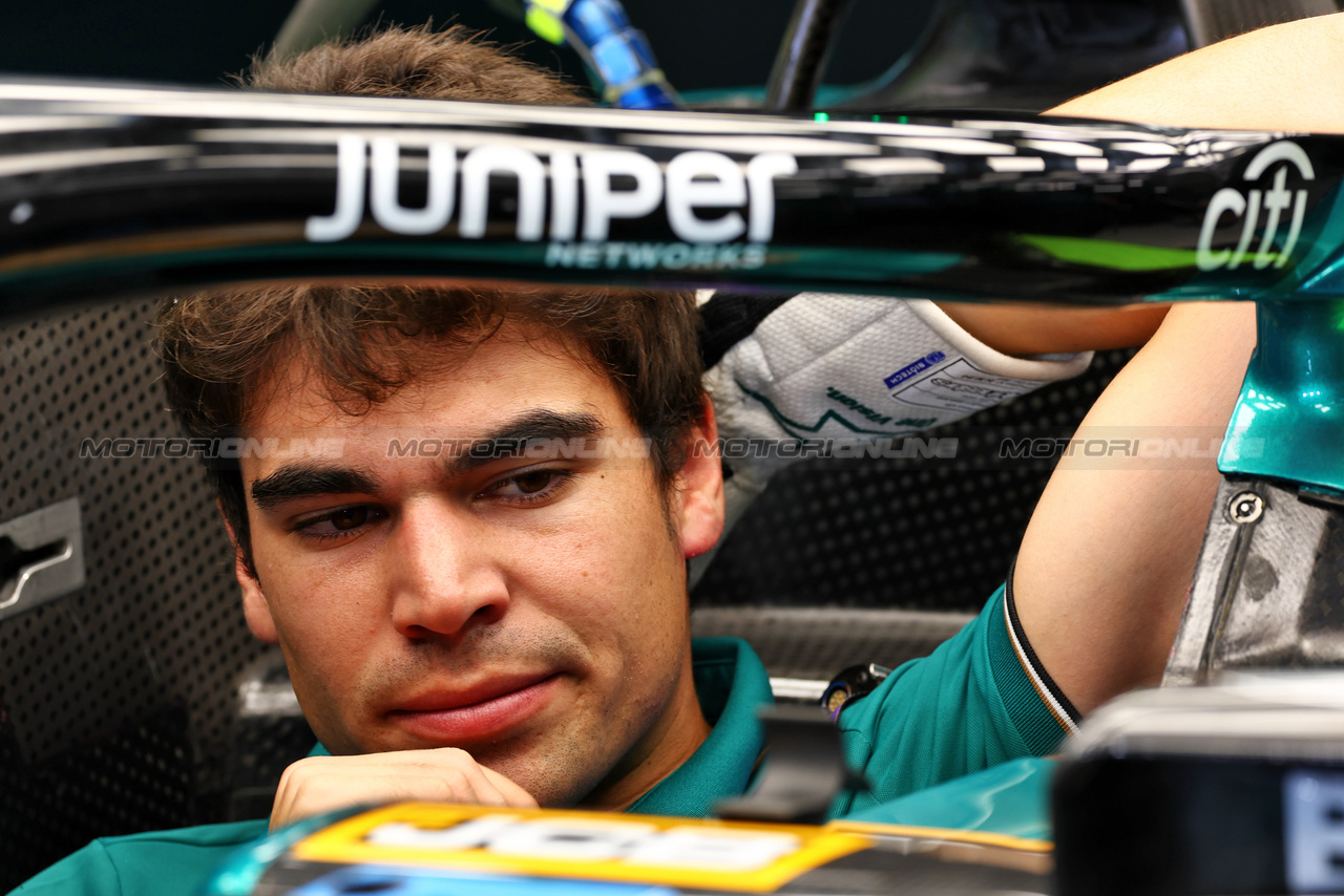 GP QATAR, Lance Stroll (CDN) Aston Martin F1 Team AMR23.

05.10.2023. Formula 1 World Championship, Rd 18, Qatar Grand Prix, Doha, Qatar, Preparation Day.

 - www.xpbimages.com, EMail: requests@xpbimages.com © Copyright: Coates / XPB Images