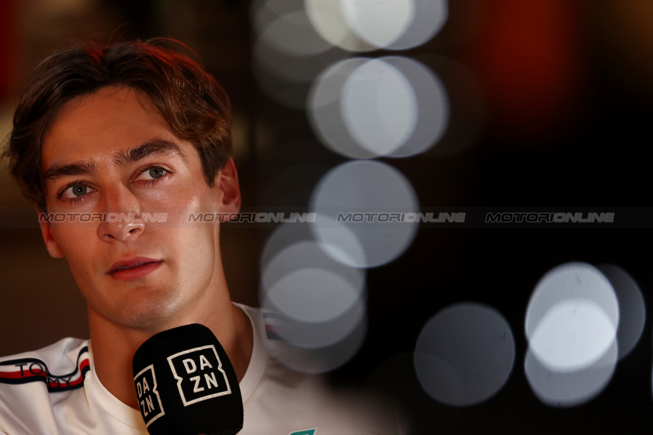 GP QATAR, George Russell (GBR) Mercedes AMG F1.

05.10.2023. Formula 1 World Championship, Rd 18, Qatar Grand Prix, Doha, Qatar, Preparation Day.

- www.xpbimages.com, EMail: requests@xpbimages.com © Copyright: Moy / XPB Images