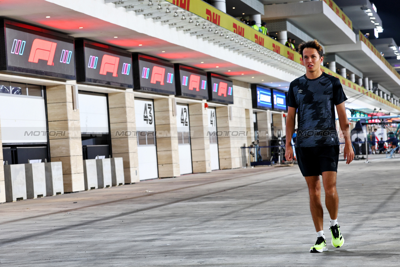 GP QATAR, Alexander Albon (THA) Williams Racing.

05.10.2023. Formula 1 World Championship, Rd 18, Qatar Grand Prix, Doha, Qatar, Preparation Day.

- www.xpbimages.com, EMail: requests@xpbimages.com © Copyright: Batchelor / XPB Images
