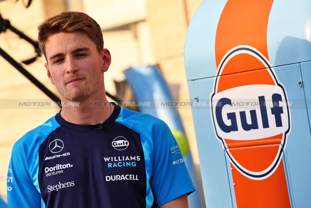 GP QATAR, Logan Sargeant (USA) Williams Racing.

05.10.2023. Formula 1 World Championship, Rd 18, Qatar Grand Prix, Doha, Qatar, Preparation Day.

- www.xpbimages.com, EMail: requests@xpbimages.com © Copyright: Batchelor / XPB Images