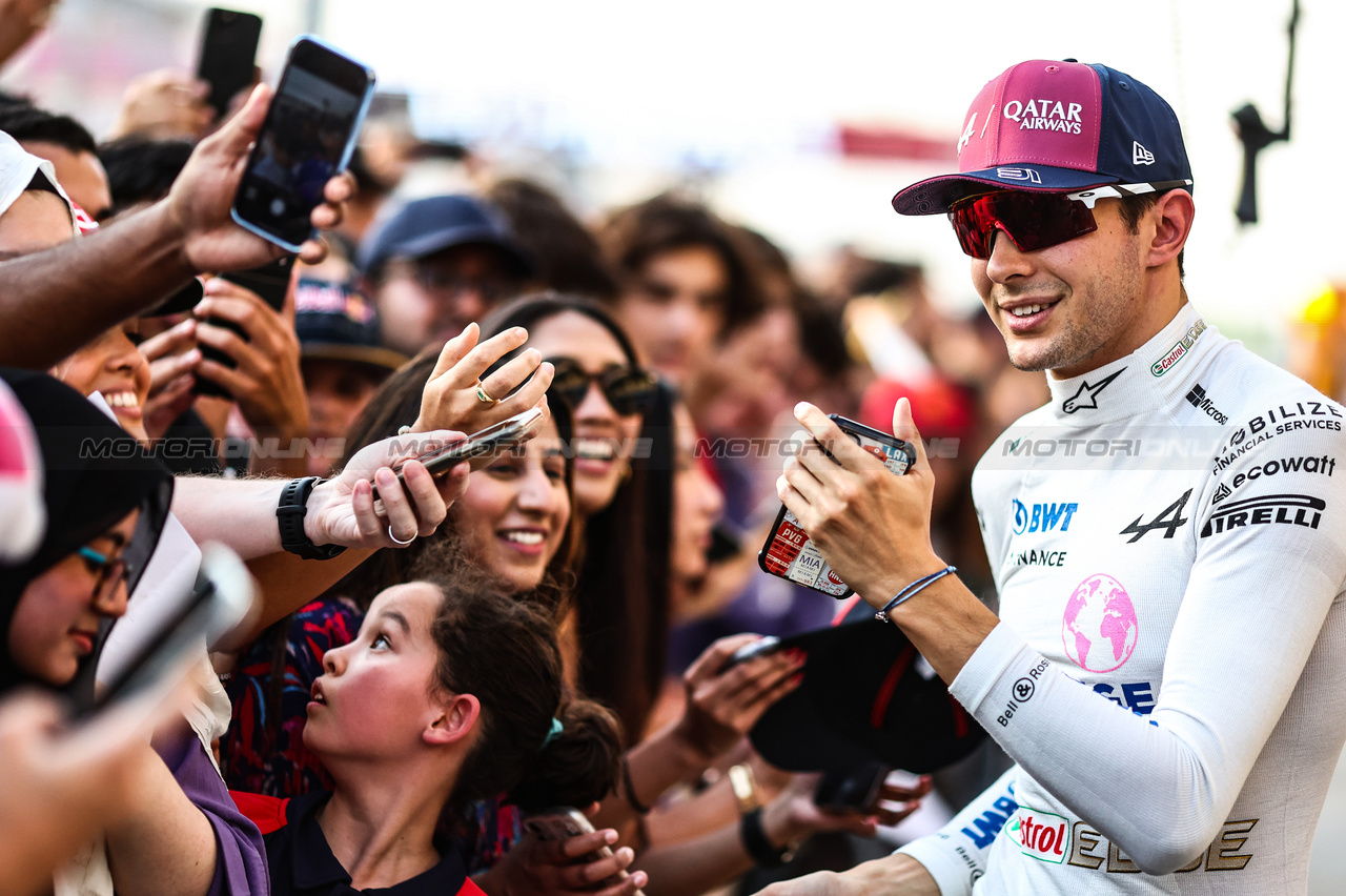 GP QATAR, Esteban Ocon (FRA), Alpine F1 Team 
05.10.2023. Formula 1 World Championship, Rd 18, Qatar Grand Prix, Doha, Qatar, Preparation Day.
- www.xpbimages.com, EMail: requests@xpbimages.com © Copyright: Charniaux / XPB Images