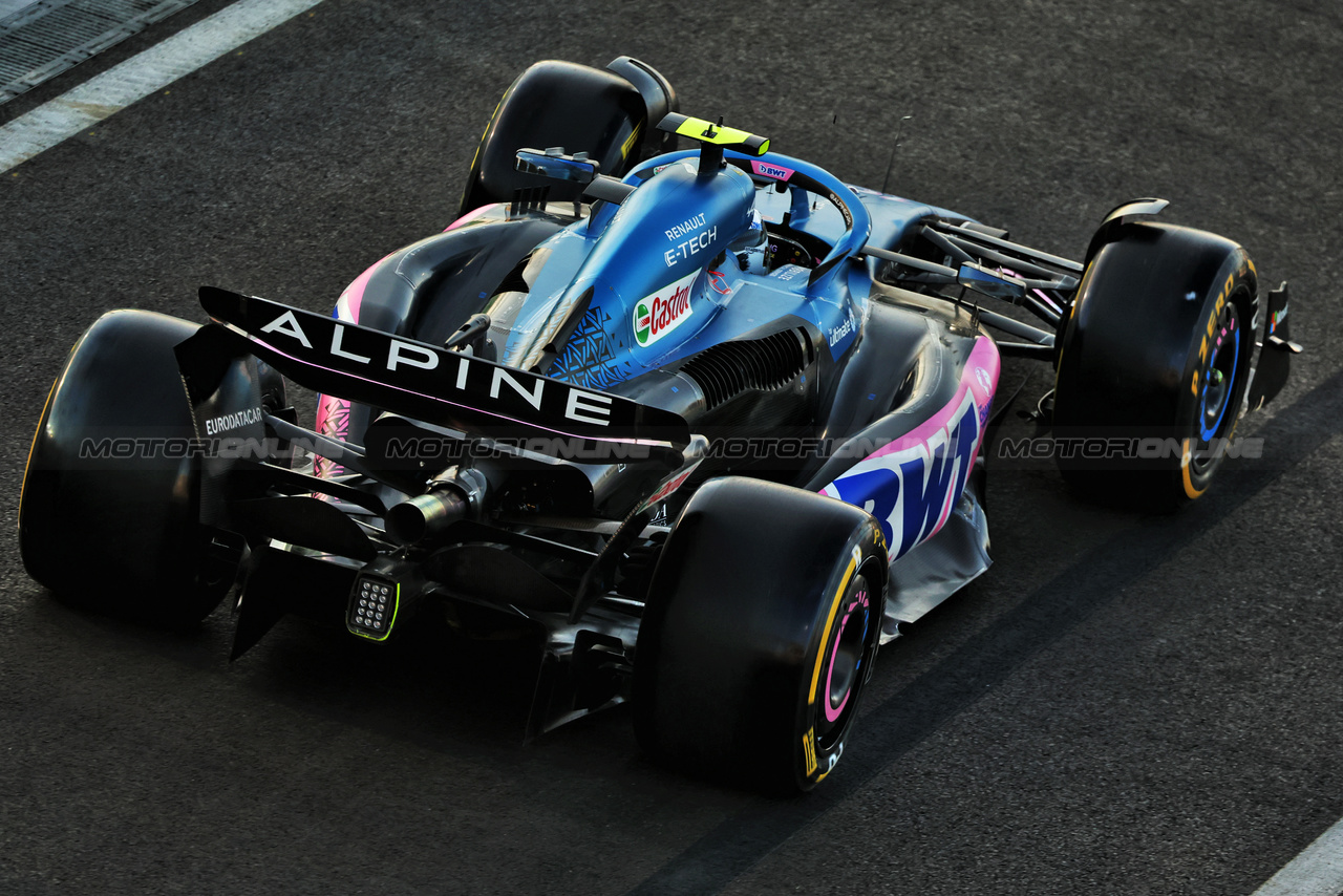 GP QATAR, Pierre Gasly (FRA) Alpine F1 Team A523.

07.10.2023. Formula 1 World Championship, Rd 18, Qatar Grand Prix, Doha, Qatar, Sprint Day.

- www.xpbimages.com, EMail: requests@xpbimages.com © Copyright: Moy / XPB Images
