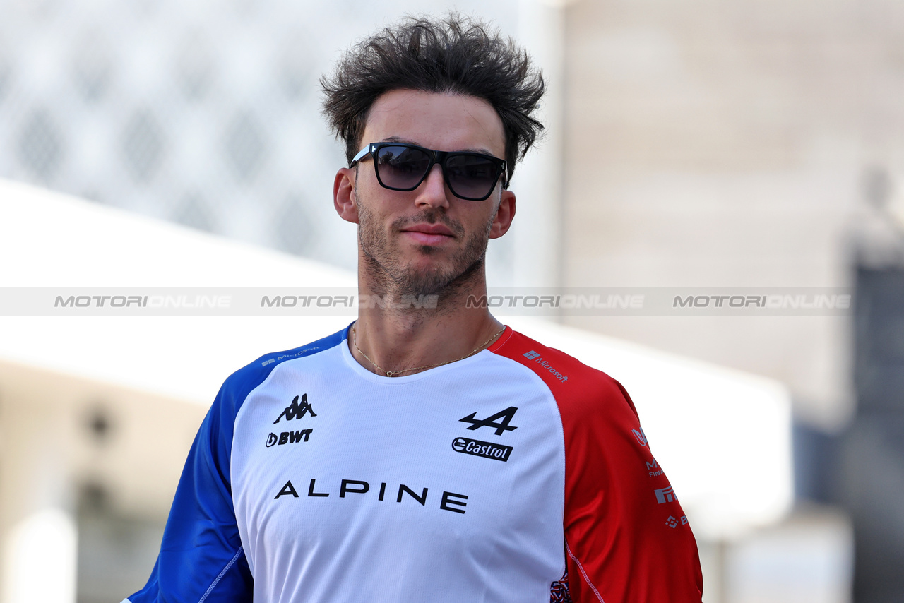 GP QATAR, Pierre Gasly (FRA) Alpine F1 Team.

07.10.2023. Formula 1 World Championship, Rd 18, Qatar Grand Prix, Doha, Qatar, Sprint Day.

- www.xpbimages.com, EMail: requests@xpbimages.com © Copyright: Moy / XPB Images