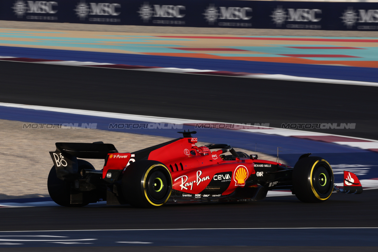 GP QATAR, Charles Leclerc (MON) Ferrari SF-23.

07.10.2023. Formula 1 World Championship, Rd 18, Qatar Grand Prix, Doha, Qatar, Sprint Day.

 - www.xpbimages.com, EMail: requests@xpbimages.com © Copyright: Coates / XPB Images