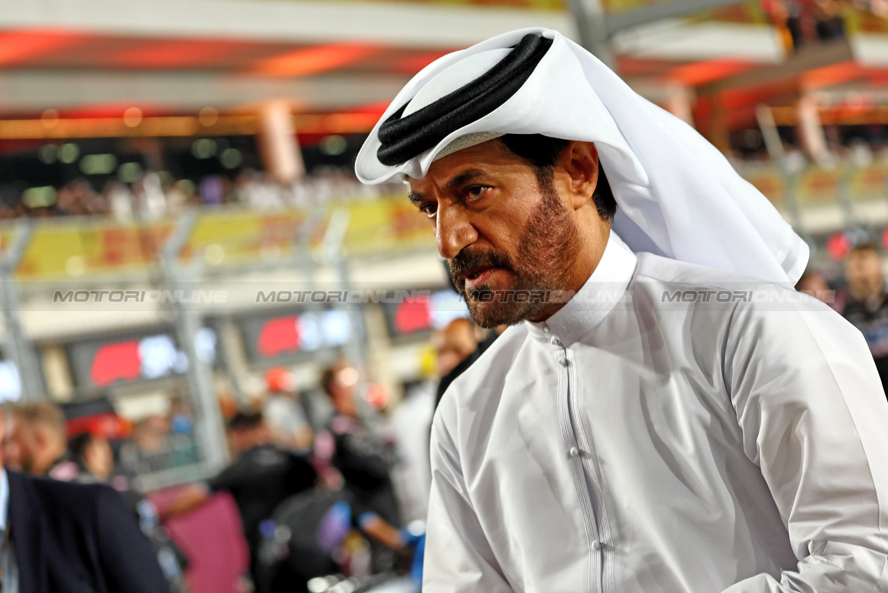 GP QATAR, Mohammed Bin Sulayem (UAE) FIA President on the grid.

07.10.2023. Formula 1 World Championship, Rd 18, Qatar Grand Prix, Doha, Qatar, Sprint Day.

- www.xpbimages.com, EMail: requests@xpbimages.com © Copyright: Batchelor / XPB Images