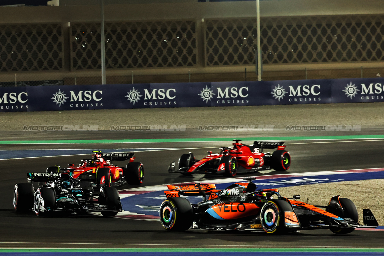 GP QATAR, Oscar Piastri (AUS) McLaren MCL60.

07.10.2023. Formula 1 World Championship, Rd 18, Qatar Grand Prix, Doha, Qatar, Sprint Day.

- www.xpbimages.com, EMail: requests@xpbimages.com © Copyright: Batchelor / XPB Images