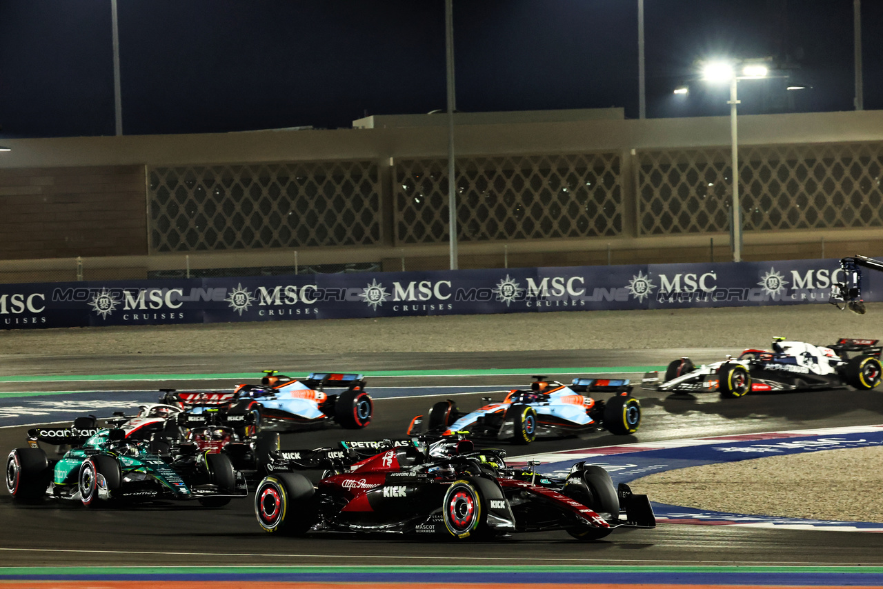 GP QATAR, Valtteri Bottas (FIN) Alfa Romeo F1 Team C43.

07.10.2023. Formula 1 World Championship, Rd 18, Qatar Grand Prix, Doha, Qatar, Sprint Day.

- www.xpbimages.com, EMail: requests@xpbimages.com © Copyright: Batchelor / XPB Images