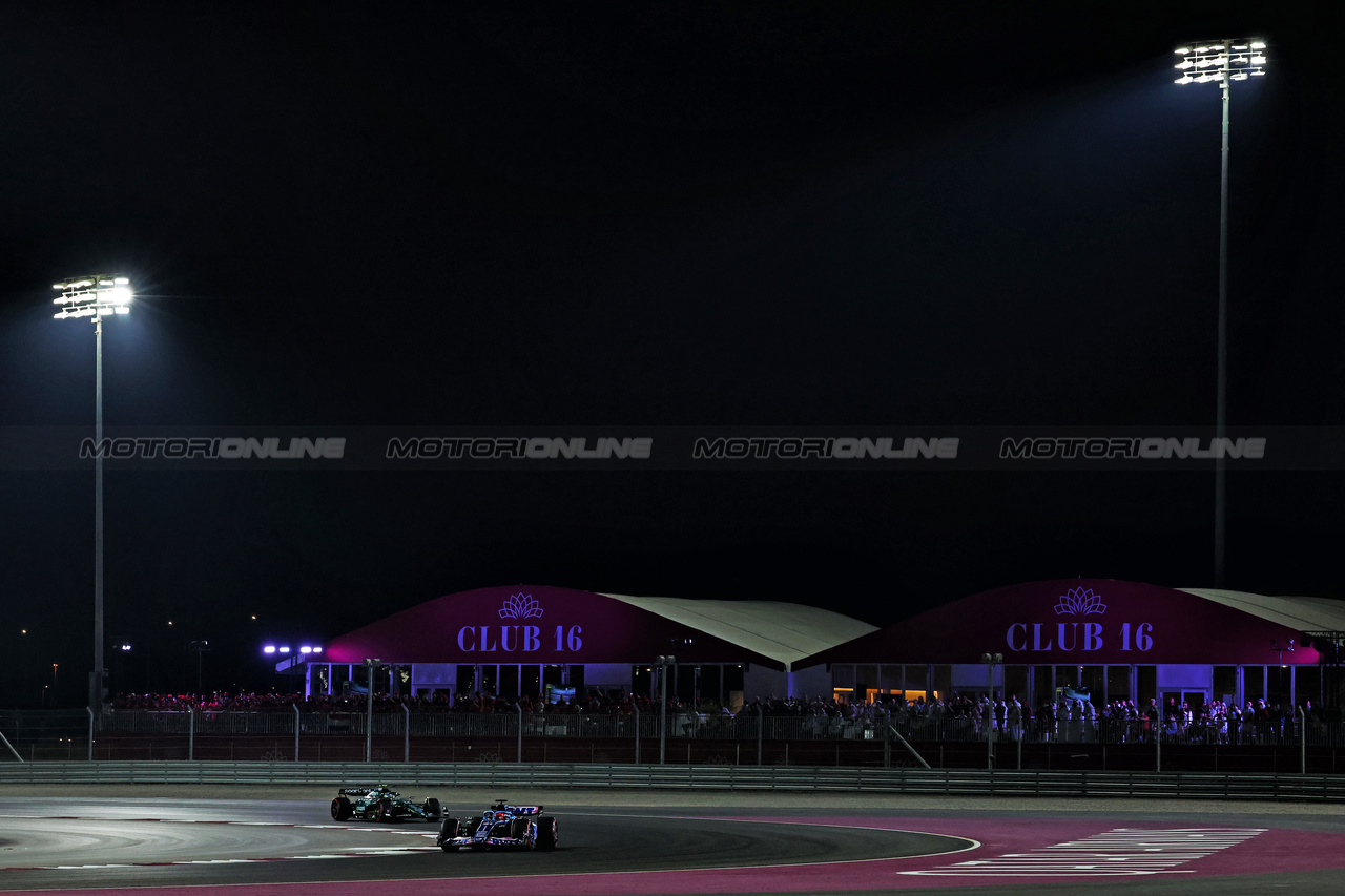 GP QATAR, Esteban Ocon (FRA) Alpine F1 Team A523.

07.10.2023. Formula 1 World Championship, Rd 18, Qatar Grand Prix, Doha, Qatar, Sprint Day.

- www.xpbimages.com, EMail: requests@xpbimages.com © Copyright: Charniaux / XPB Images