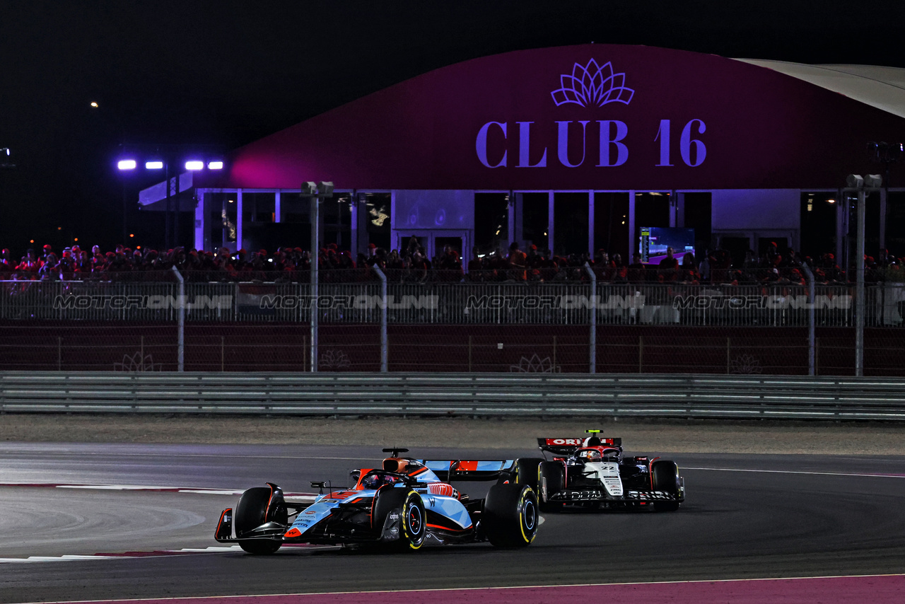 GP QATAR, Alexander Albon (THA) Williams Racing FW45.

07.10.2023. Formula 1 World Championship, Rd 18, Qatar Grand Prix, Doha, Qatar, Sprint Day.

- www.xpbimages.com, EMail: requests@xpbimages.com © Copyright: Charniaux / XPB Images