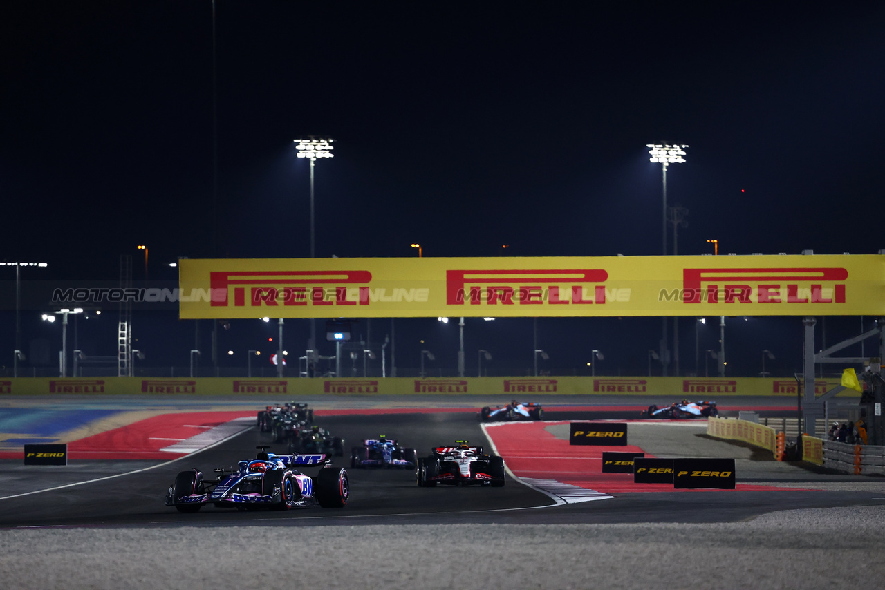 GP QATAR, Esteban Ocon (FRA) Alpine F1 Team A523.

07.10.2023. Formula 1 World Championship, Rd 18, Qatar Grand Prix, Doha, Qatar, Sprint Day.

- www.xpbimages.com, EMail: requests@xpbimages.com © Copyright: Charniaux / XPB Images