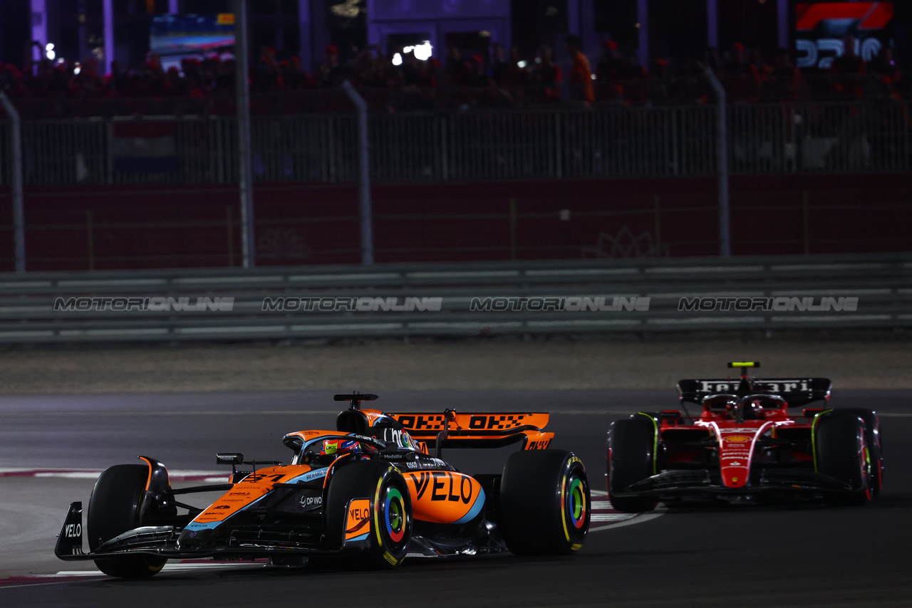 GP QATAR, Oscar Piastri (AUS) McLaren MCL60.

07.10.2023. Formula 1 World Championship, Rd 18, Qatar Grand Prix, Doha, Qatar, Sprint Day.

- www.xpbimages.com, EMail: requests@xpbimages.com © Copyright: Charniaux / XPB Images
