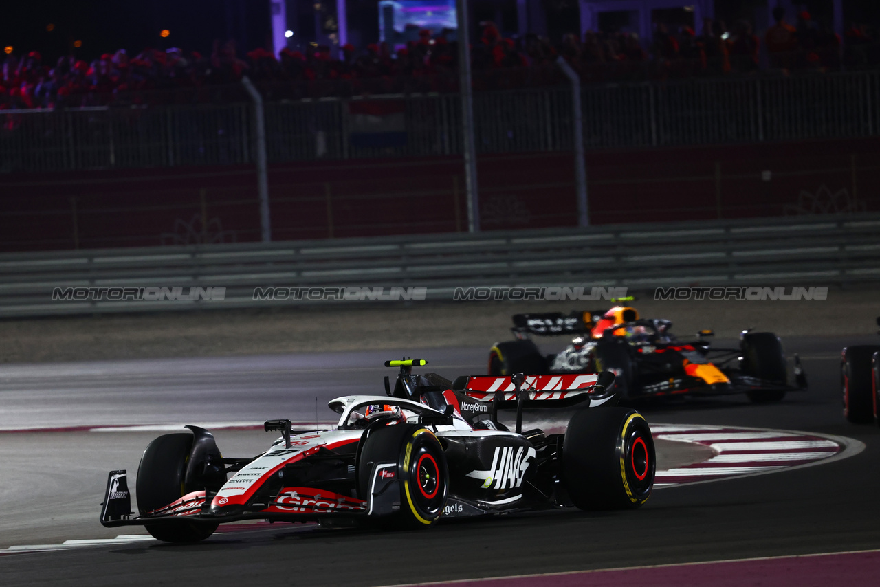 GP QATAR, Nico Hulkenberg (GER) Haas VF-23.

07.10.2023. Formula 1 World Championship, Rd 18, Qatar Grand Prix, Doha, Qatar, Sprint Day.

- www.xpbimages.com, EMail: requests@xpbimages.com © Copyright: Charniaux / XPB Images