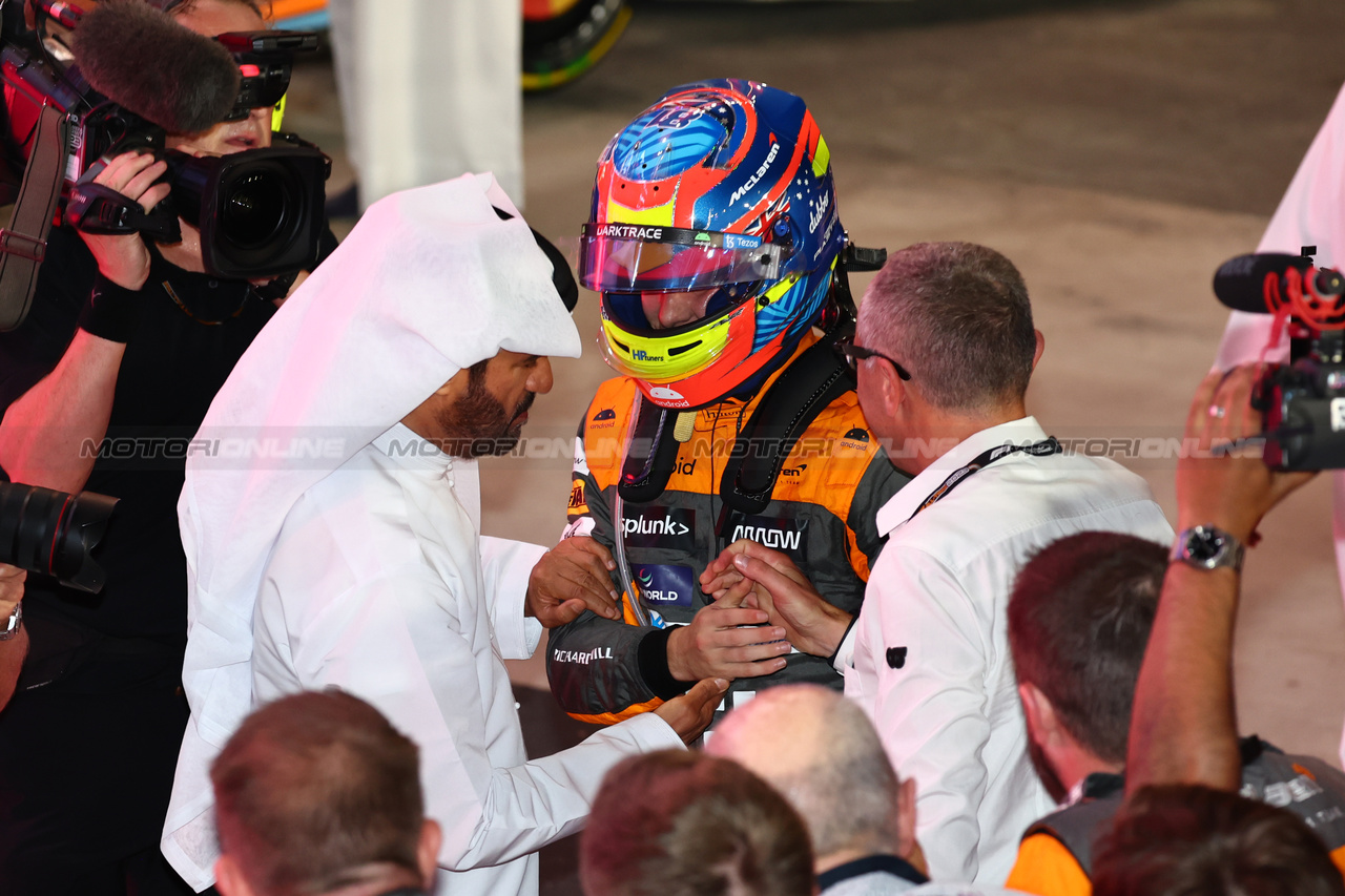 GP QATAR, Sprint vincitore Oscar Piastri (AUS) McLaren.
07.10.2023. Formula 1 World Championship, Rd 18, Qatar Grand Prix, Doha, Qatar, Sprint Day.
- www.xpbimages.com, EMail: requests@xpbimages.com © Copyright: Batchelor / XPB Images