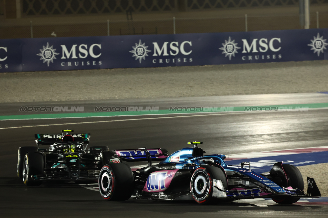 GP QATAR, Pierre Gasly (FRA) Alpine F1 Team A523.

07.10.2023. Formula 1 World Championship, Rd 18, Qatar Grand Prix, Doha, Qatar, Sprint Day.

- www.xpbimages.com, EMail: requests@xpbimages.com © Copyright: Batchelor / XPB Images