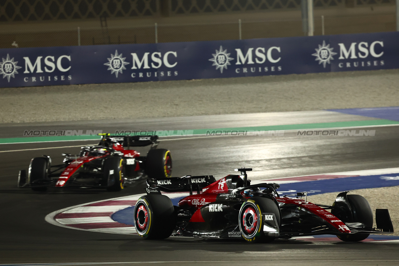 GP QATAR, Valtteri Bottas (FIN) Alfa Romeo F1 Team C43.

07.10.2023. Formula 1 World Championship, Rd 18, Qatar Grand Prix, Doha, Qatar, Sprint Day.

- www.xpbimages.com, EMail: requests@xpbimages.com © Copyright: Batchelor / XPB Images