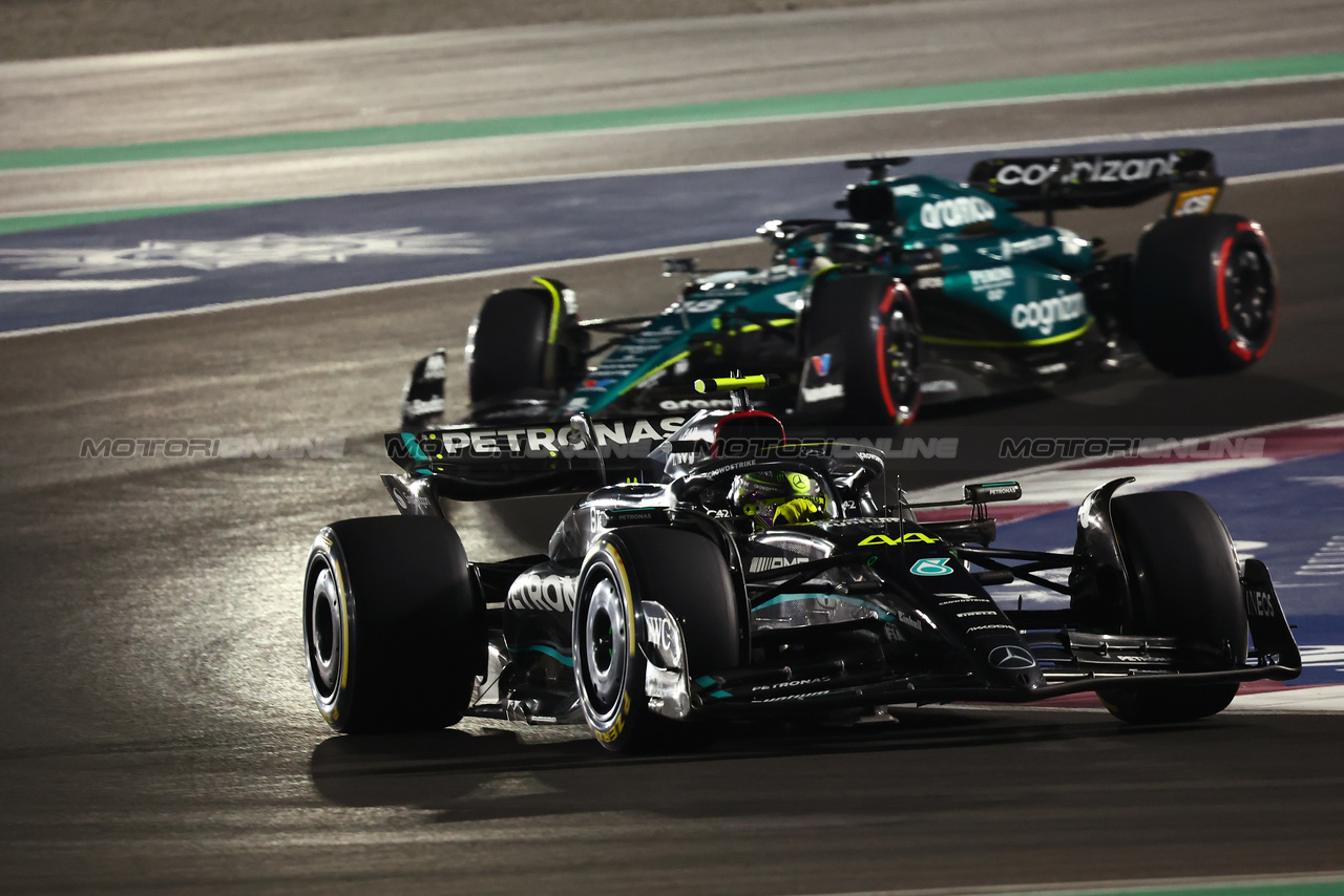 GP QATAR, Lewis Hamilton (GBR) Mercedes AMG F1 W14.

07.10.2023. Formula 1 World Championship, Rd 18, Qatar Grand Prix, Doha, Qatar, Sprint Day.

- www.xpbimages.com, EMail: requests@xpbimages.com © Copyright: Batchelor / XPB Images